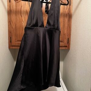 Zara Black Halter Dress